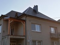 Zhotovení komplet plechové střechy